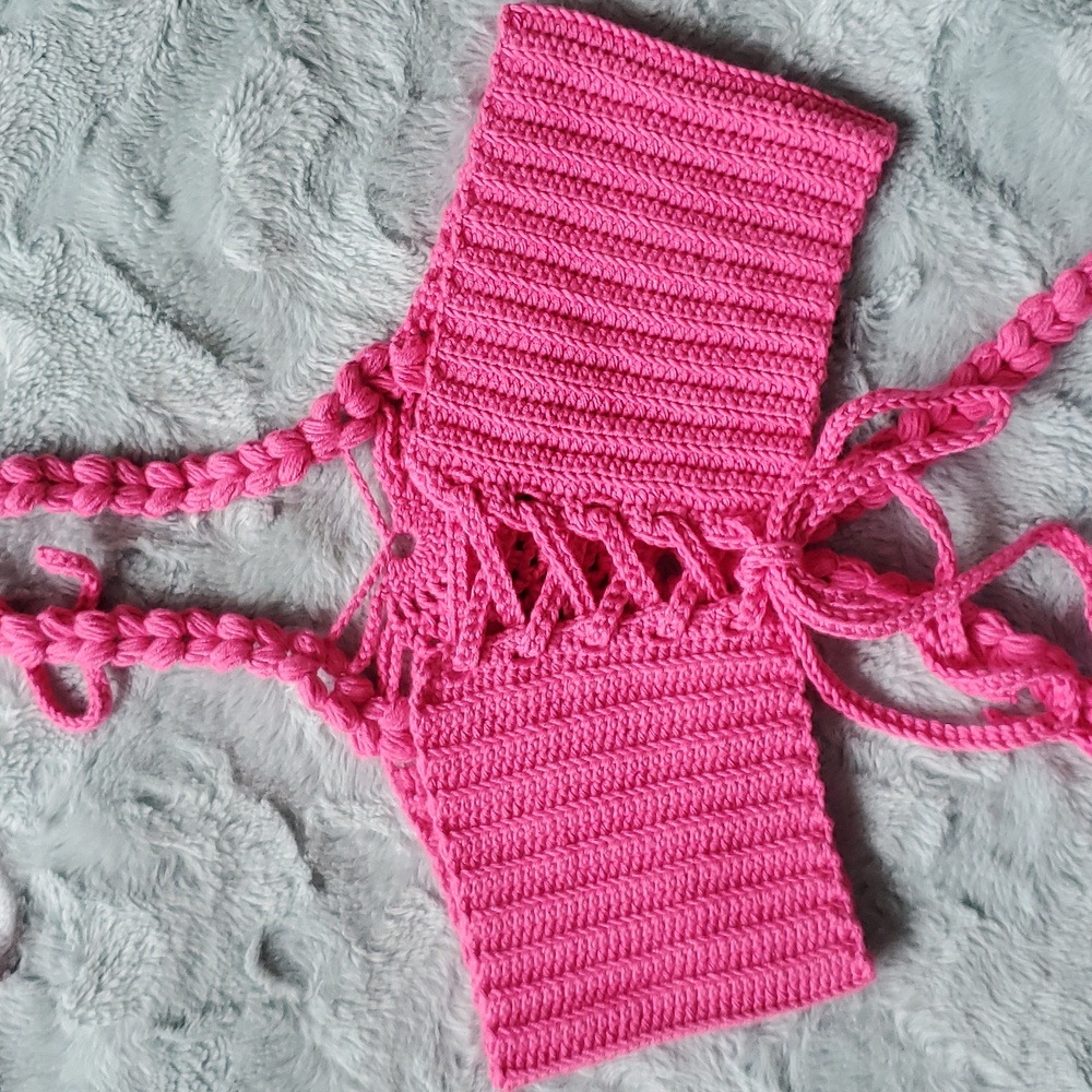 Crocheted Halter Top - image 3